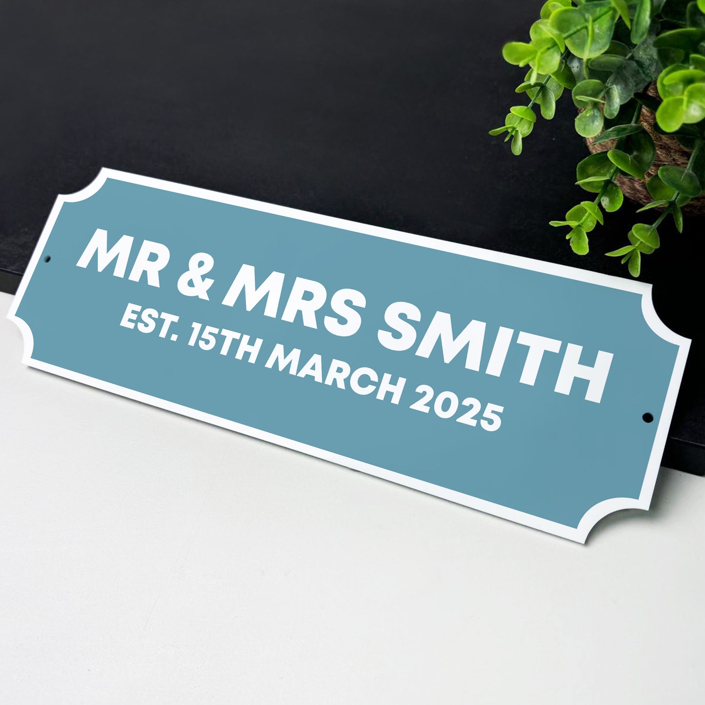 Personalised Street Sign Mr And Mrs Decoration Wedding Gift