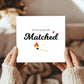 Dating App Valentines Card For Him I'm So Glad We Matched Card