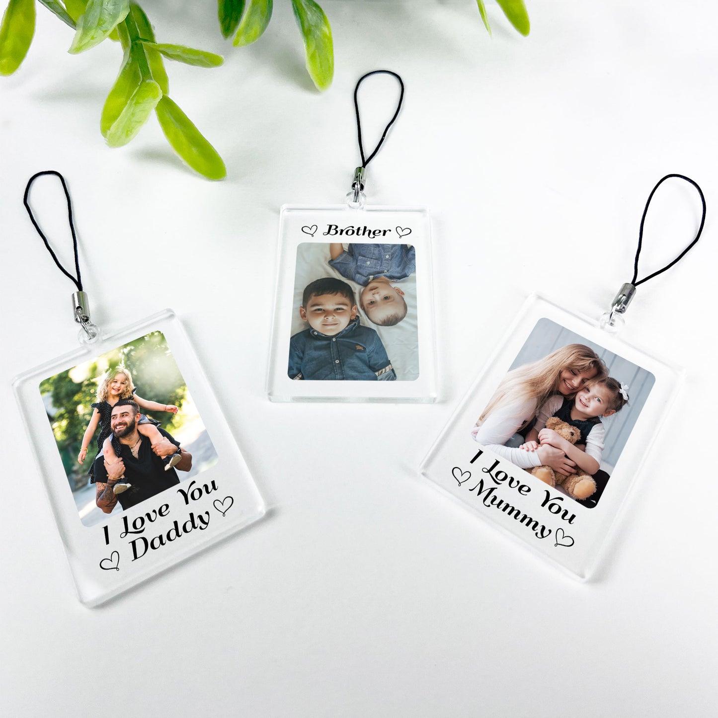Brother Keyring Gifts Personalised Photo Birthday Christmas Gift