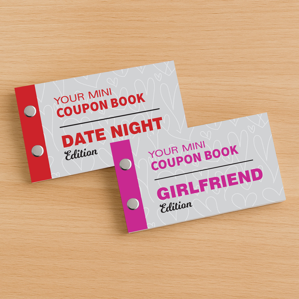 Gift For Girlfriend Bundle of 2 Coupon Books Date Night