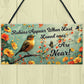 Garden Plaque Summer House Sign Garden Shed Sign Robins Appear
