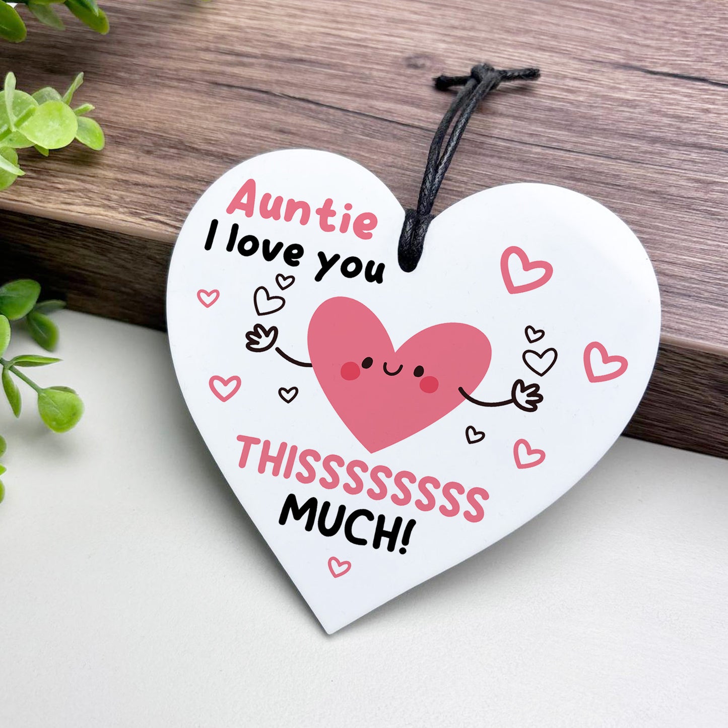 Gift For Auntie I Love You This Much BEST AUNTIE Birthday Gift