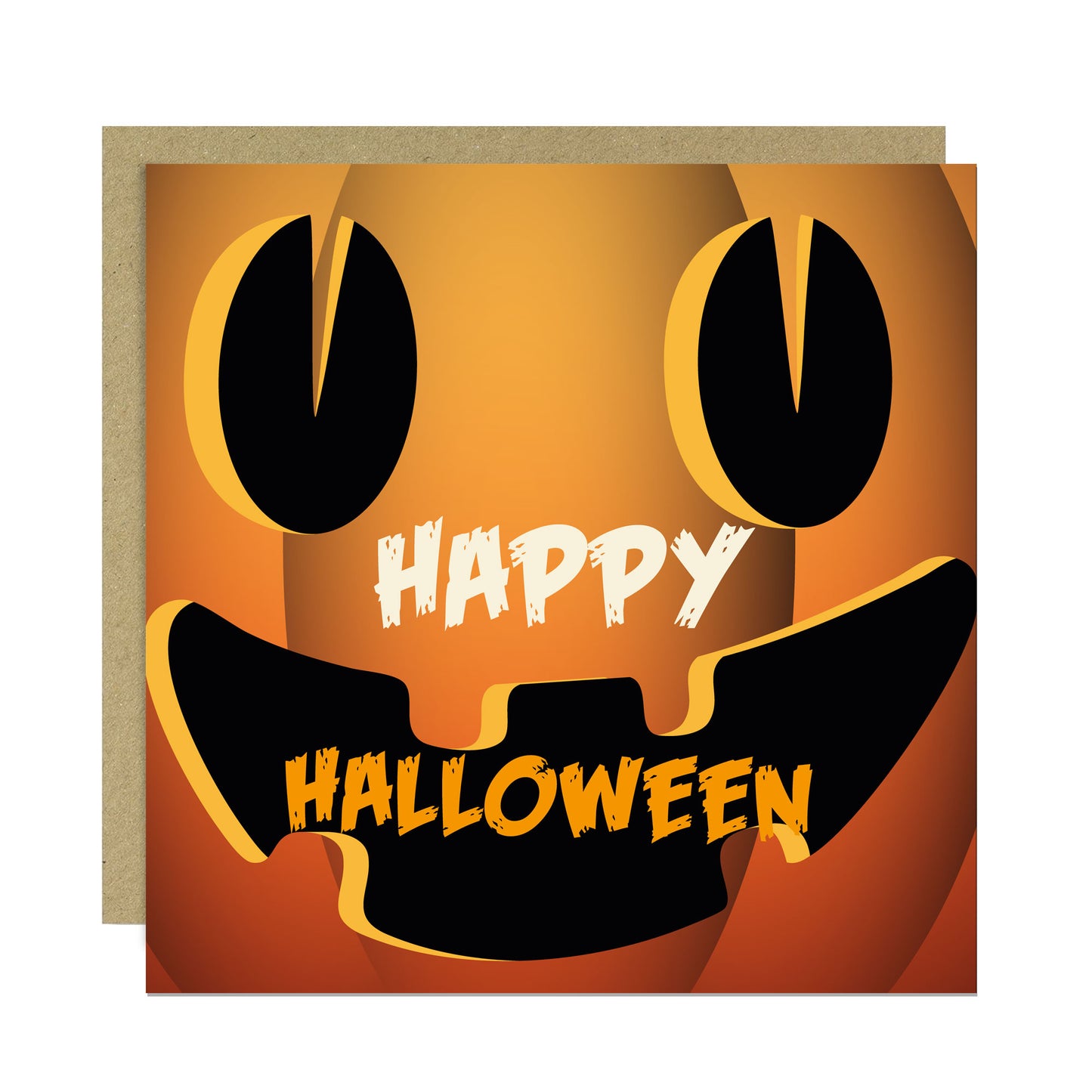 6 Pack Halloween Greeting Cards with Kraft Envelopes 145x15mm