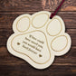 Pet Memorial Bauble Engaved Wood Bauble Christmas Tree Ornament