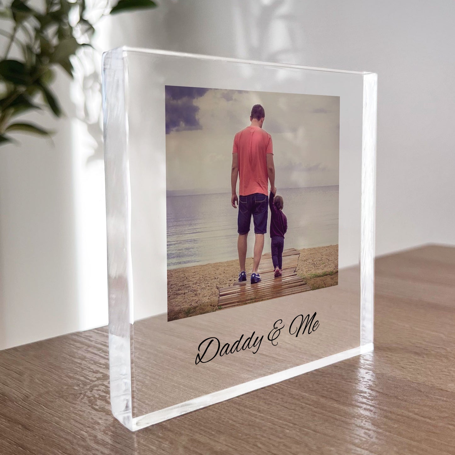 Fathers Day Gift For Dad DADDY AND ME Plaque Dad Photo Plaque