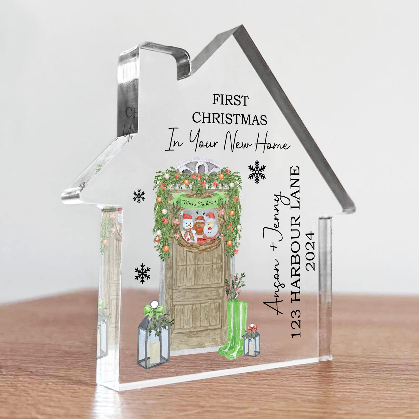 Personalised Christmas Decoration 1st Christmas In Your New Home