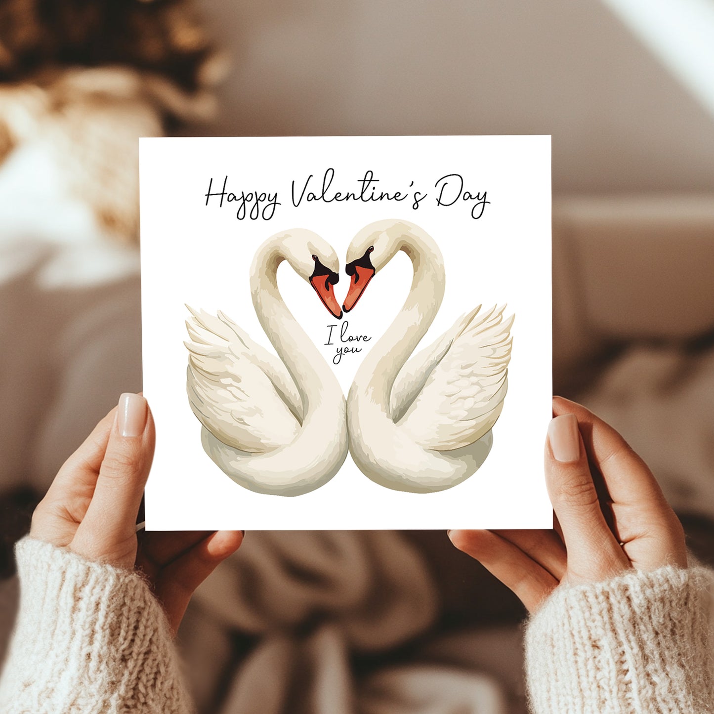 Valentines Card for Him Her I Love You Card Valentines Day Card