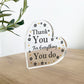Gift For Colleague Volunteer Teacher Acrylic Plaque Thank You