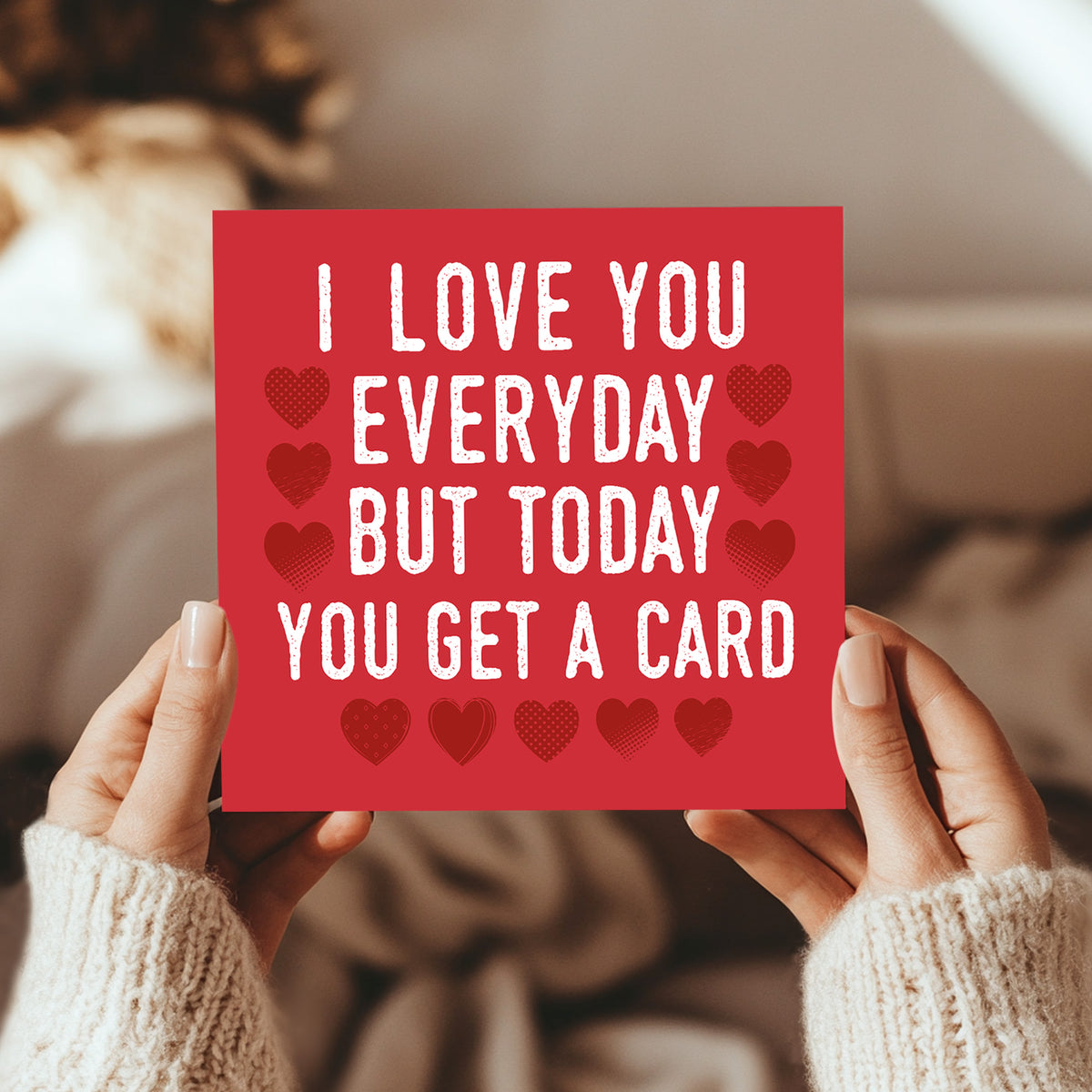 Valentines Day Card for Wife Husband Girlfriend Boyfriend