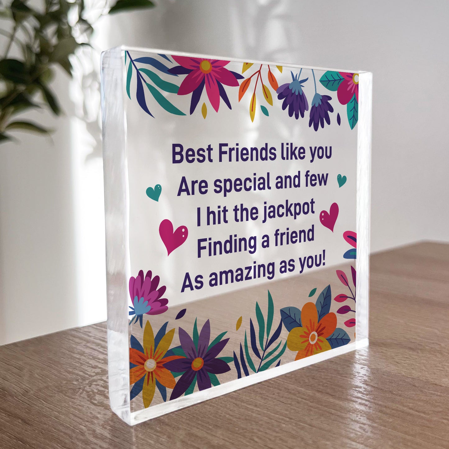 Best Friend Plaque Gift For Best Friend Thank You Gift For Him