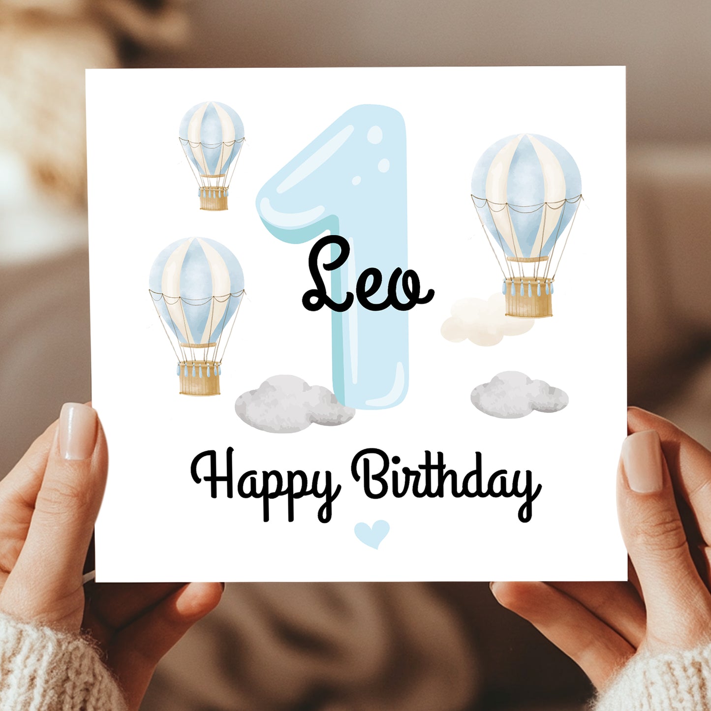 1st Birthday Card For Baby Boy Son Grandson Nephew Brother