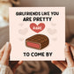Funny Card For Girlfriend Anniversary Valentines Cards Birthday