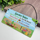 Garden Signs Outdoor Hanging Sign For Fence Door Garden Signs