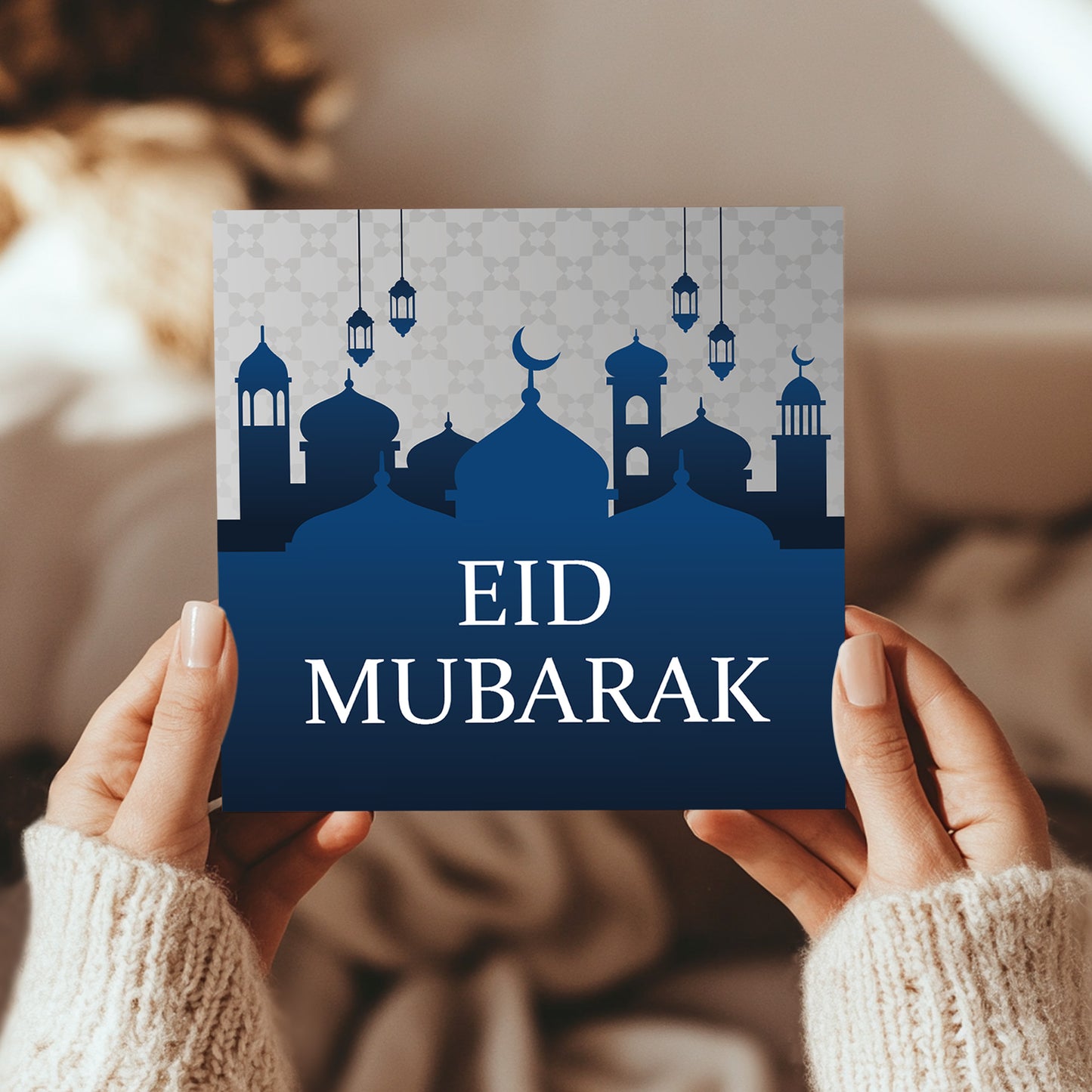 Eid Mubarak Card Eid Greeting Cards Ramadan Eid Mubarak Card