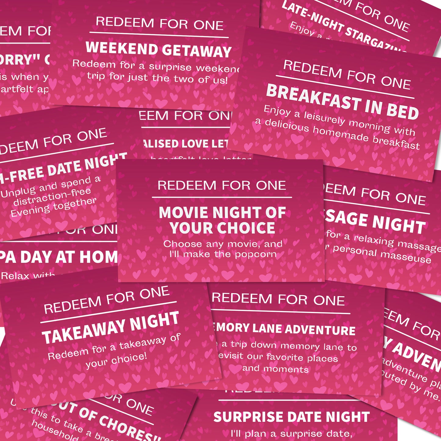 Girlfriend Coupon Book Gift For Christmas Birthday Anniversary