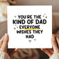 Cute Card For Dad For Birthday Fathers Day With Envelope