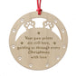 Pet Memorial Wooden Engraved Christmas Tree Bauble Decoration