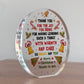 Christmas Gift For Teacher Acrylic Plaque Poem Assistant Gift
