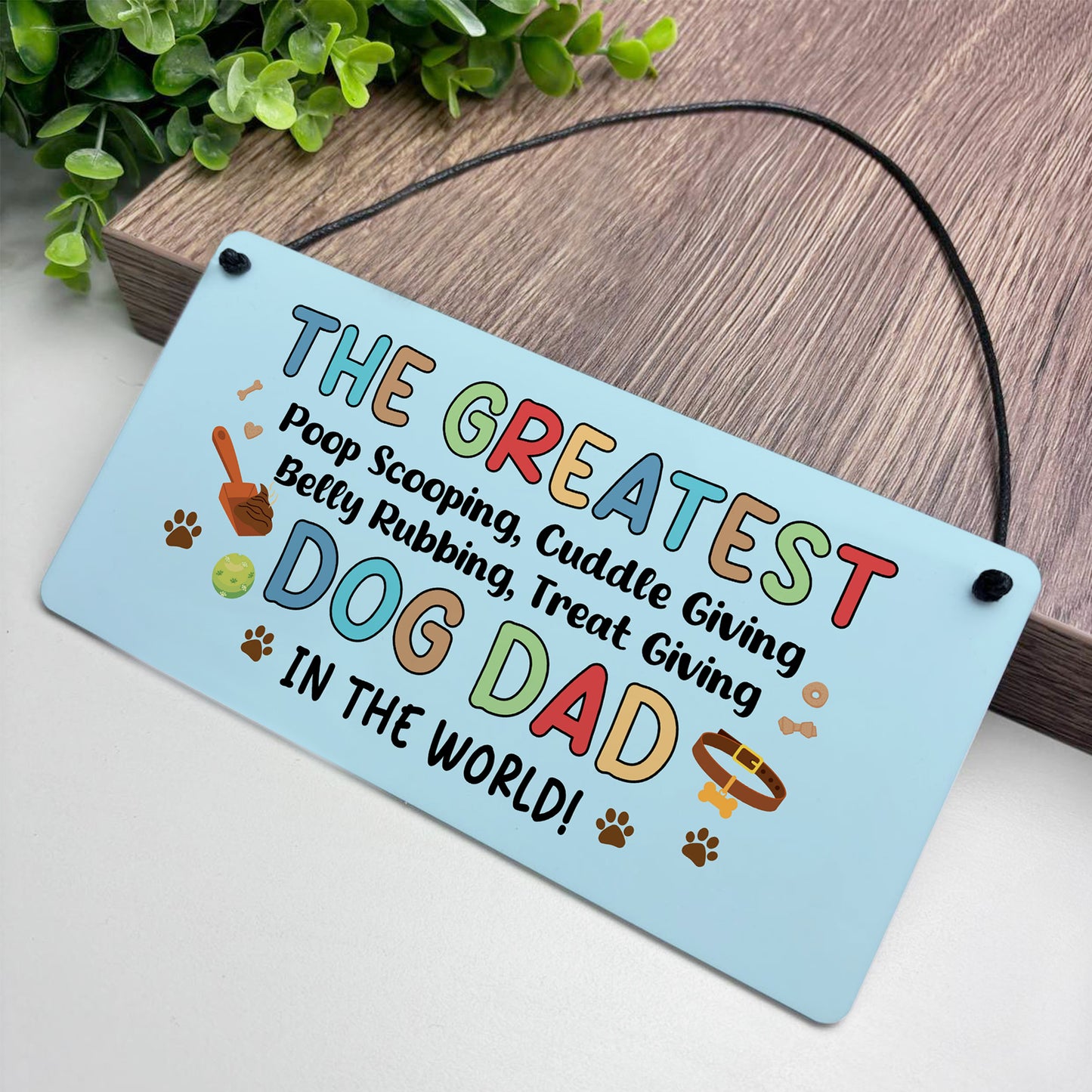 Funny Fathers Day Birthday Gift For The Greatest Dog Dad Gift