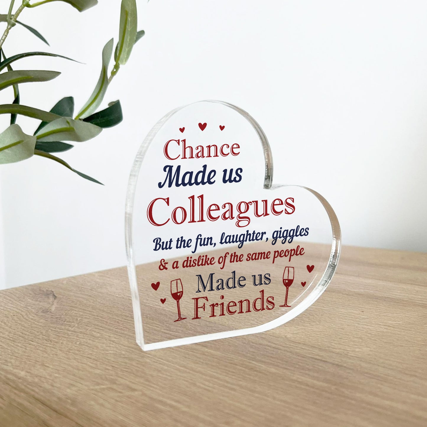 Gift For Colleague For Biirthday Christmas Acrylic Plaque Funny