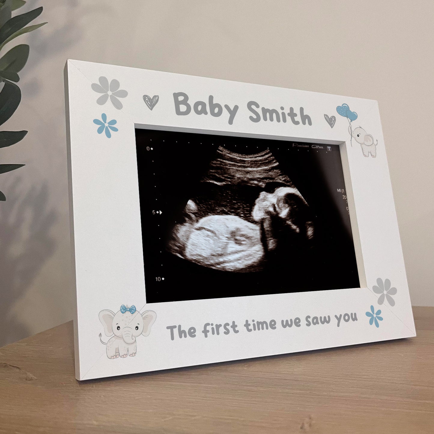 Personalised Baby Scan 7x5 Photo Frame Keepsake Baby Boy Gifts