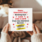 Valentines Day Card For Boyfriend Girlfriend Funny Reduced