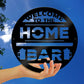 Home Bar Welcome Sign Plaque Garden Bar Man Cave 35x35cm