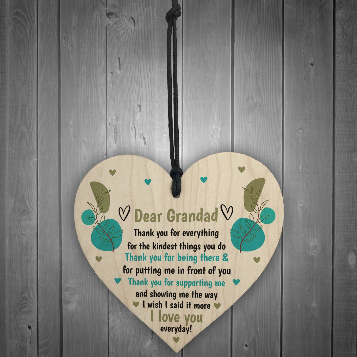 Thank You Grandad Love You Gift Fathers Day Birthday Christmas