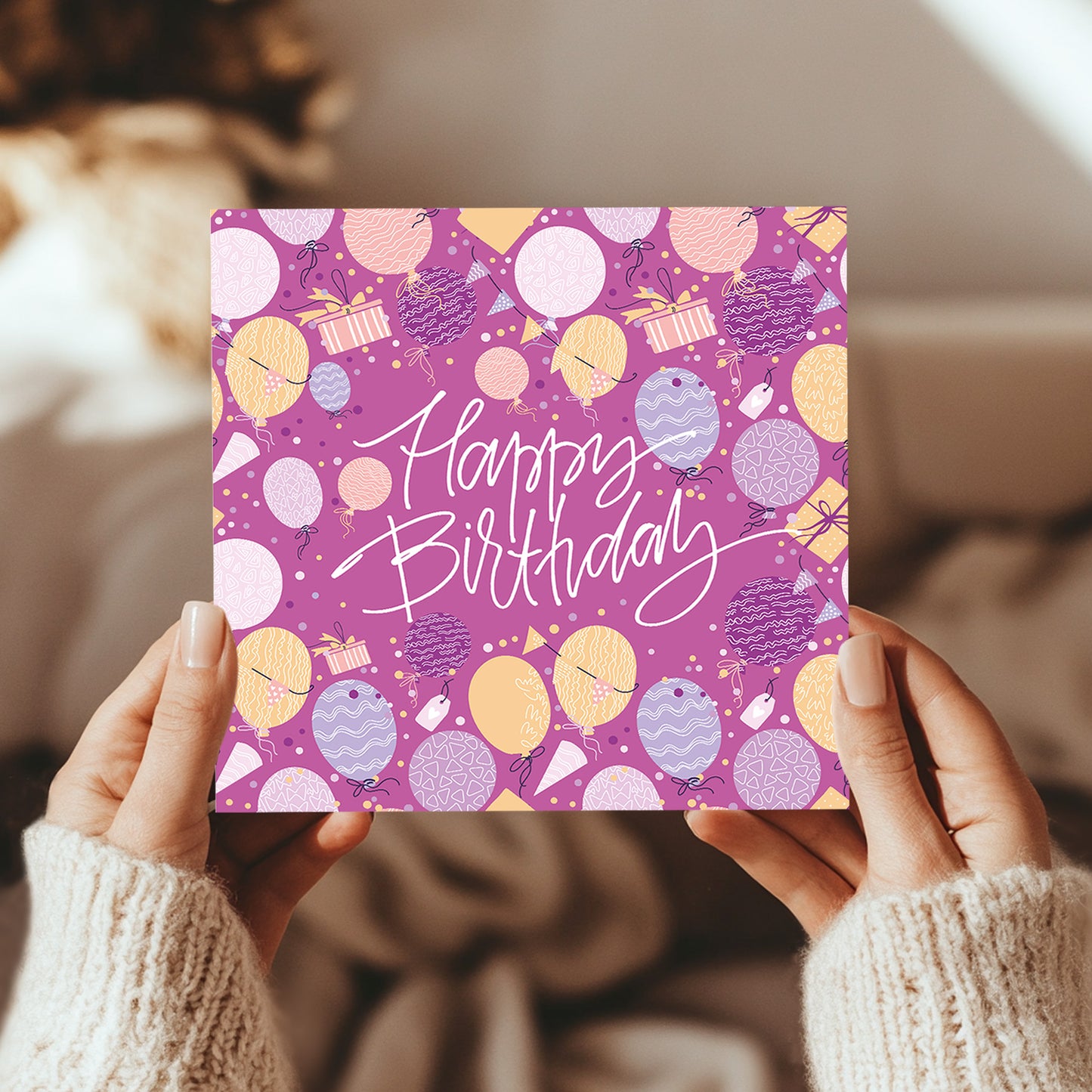 Happy Birthday Card For Female Mum Nan Friend Colleague