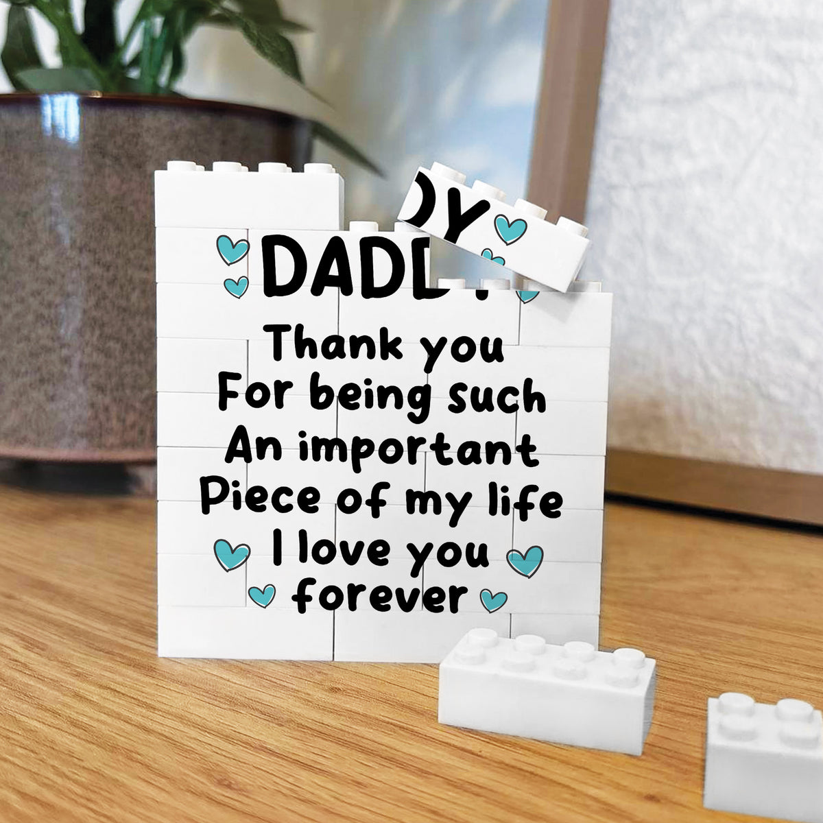 Daddy Gift Building Block Puzzle Gift Thank You Gifts For Him