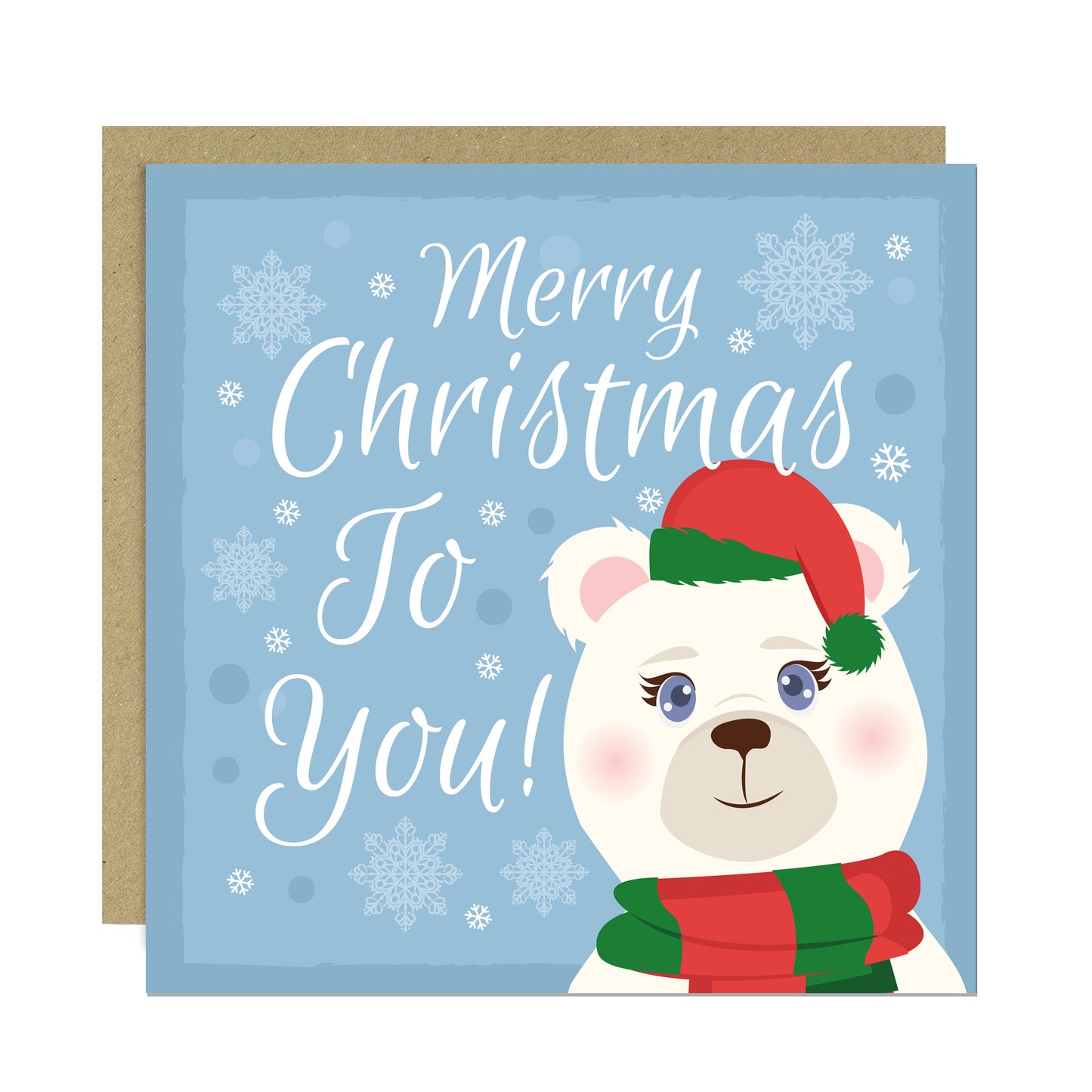 Christmas Cards Multipack of 6 Kids Children 145x145mm Teachers