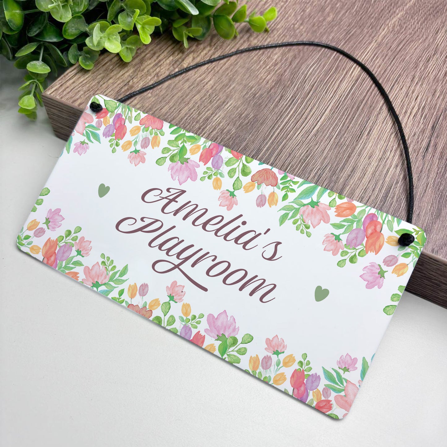 Personalised Child's Playroom Sign For Indoor Gift For Kids
