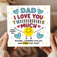 Fathers Day Card For Dad Happy Father's Day Card For Dad