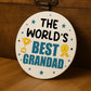 Gift For Grandad For Fathers Day Birthday Worlds Best Grandad