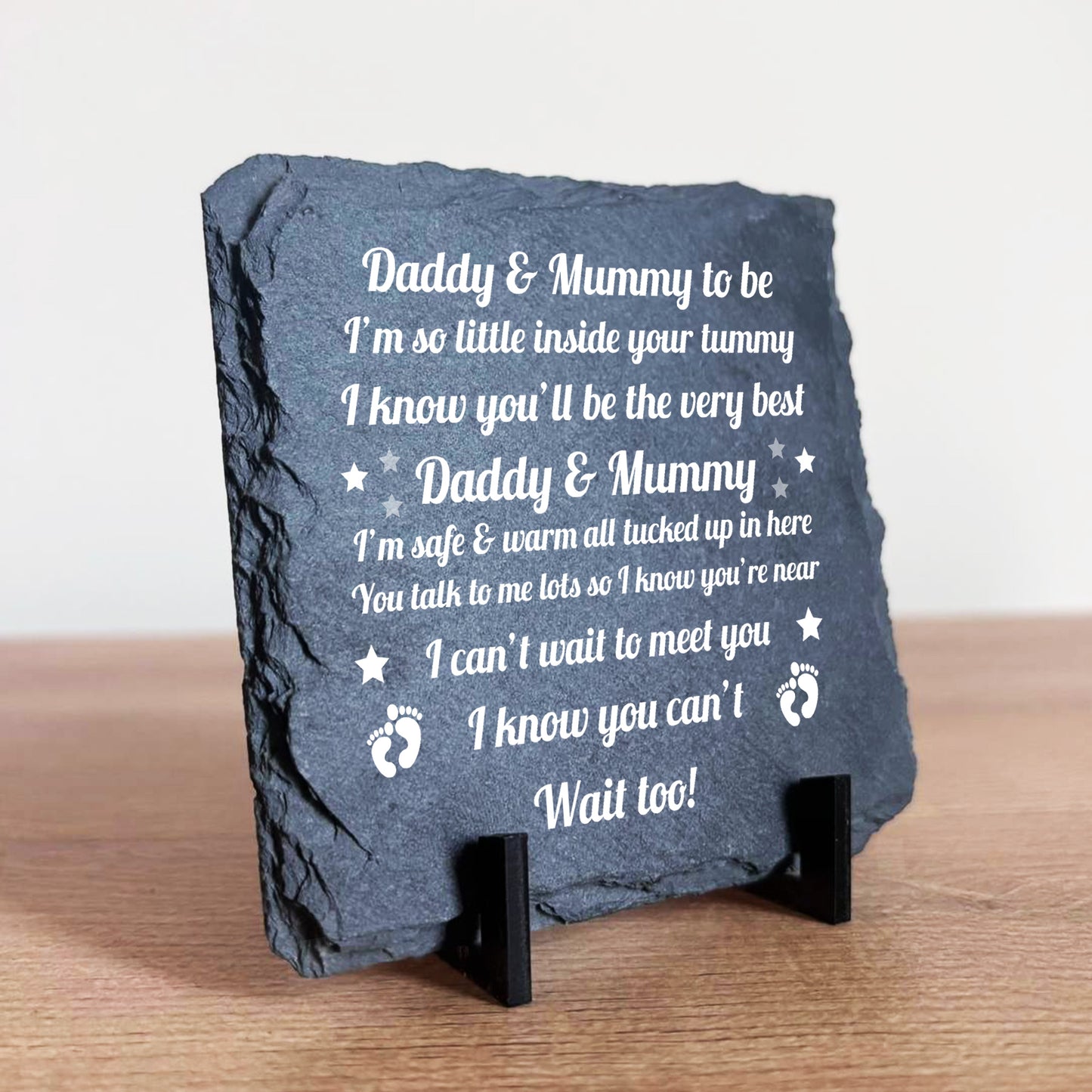 Daddy And Mummy To Be Gift Slate Sign Gift For New Mummy Daddy