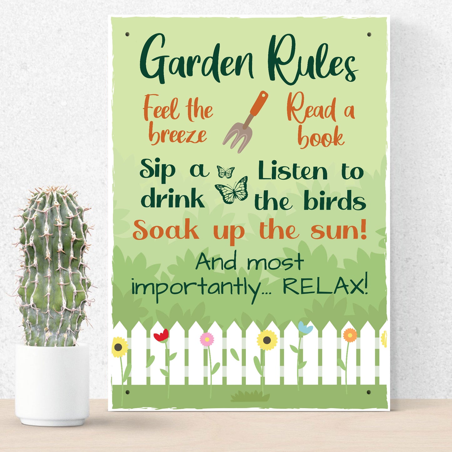 Garden Signs and Plaques for Outside Welcome Sign Shed Sign