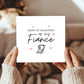 1st Valentines As My Fiance Card Fiance Valentines Card