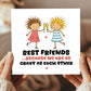 Funny Card For Best Friend CRAZY AS EACH OTHER Xmas Birthday