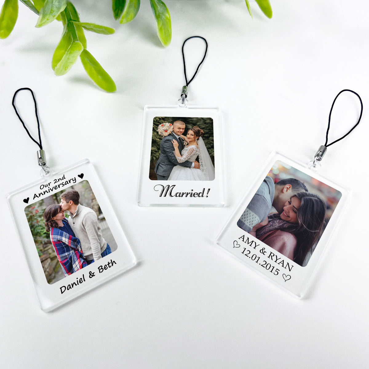 Wedding Anniversary Gifts Personalised Keyring Marriage Gift