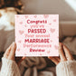 Funny Wedding Anniversary Card Annual Marriage Performance Card