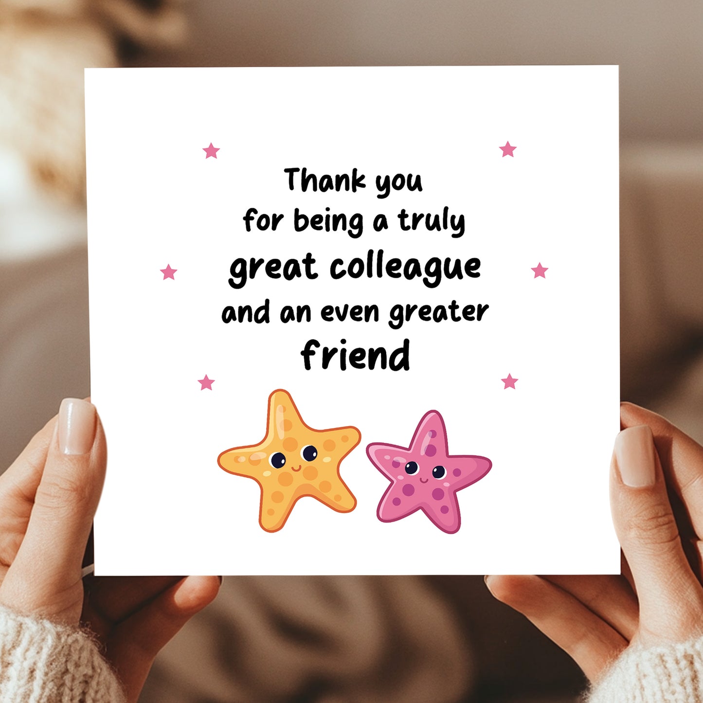 Colleague Card To Say Thank You Card For Great Colleague