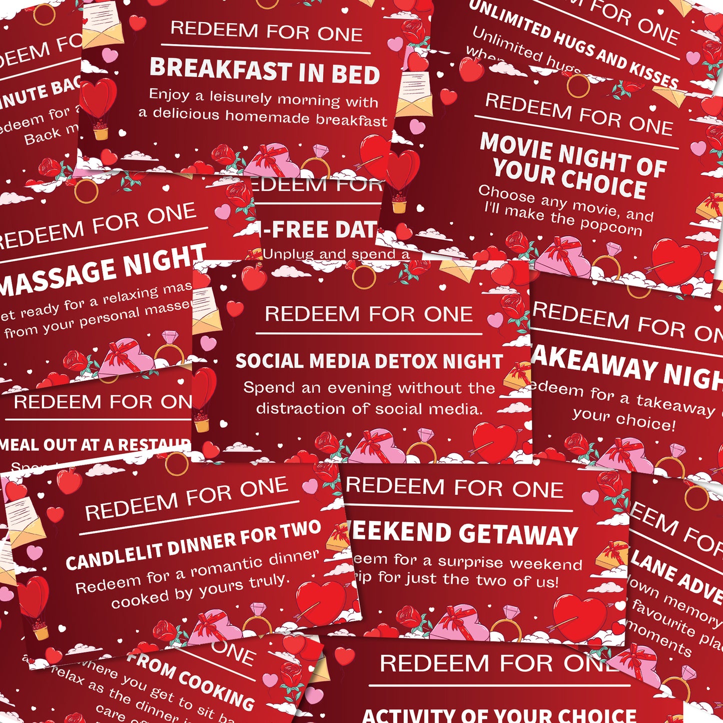 Girlfriend Coupon Book Of Love Valentines Day Anniversary Gifts