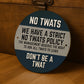 Rude Bar Sign For Home Bar Wall Mounted Sign For Man Cave Garage