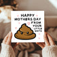 Mum Card Funny Mothers Day Card Funny Card For Mum Joke Card