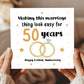 50th Wedding Anniversary Card For Husband Wife Couple