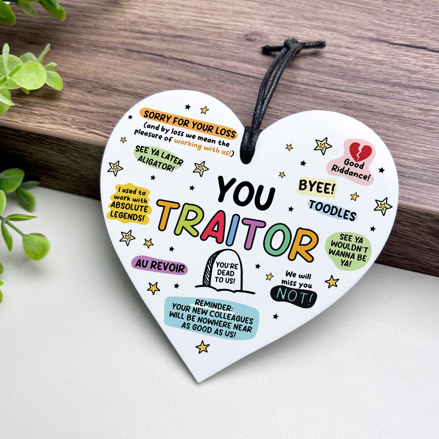 Funny Gift For Colleague You Traitor Hilarious New Job Gifts
