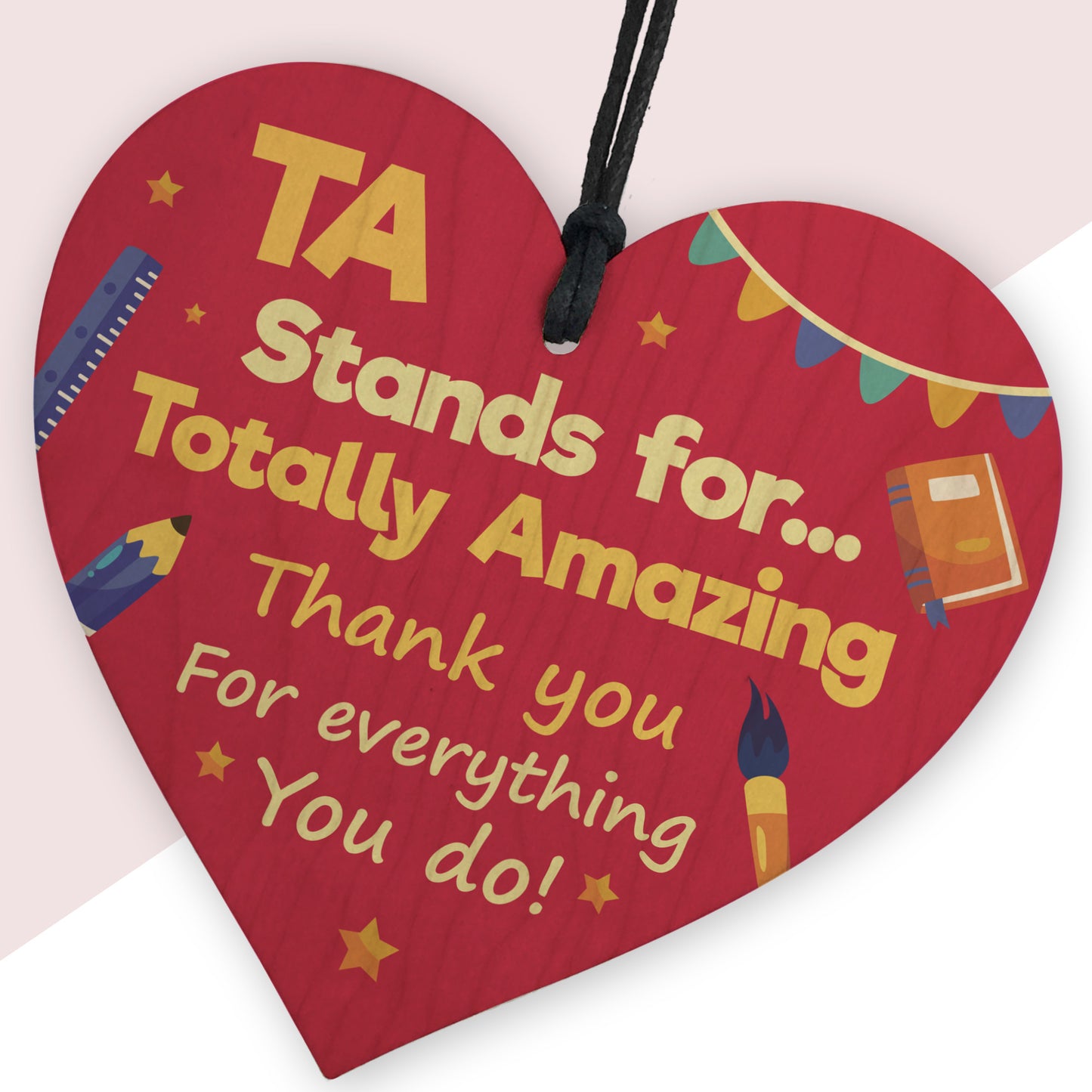 Novelty Gift For Teaching Assistant TA Stands For Amazing