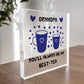 Grandpa Gifts From Grandchildren Acrylic Freestanding Block