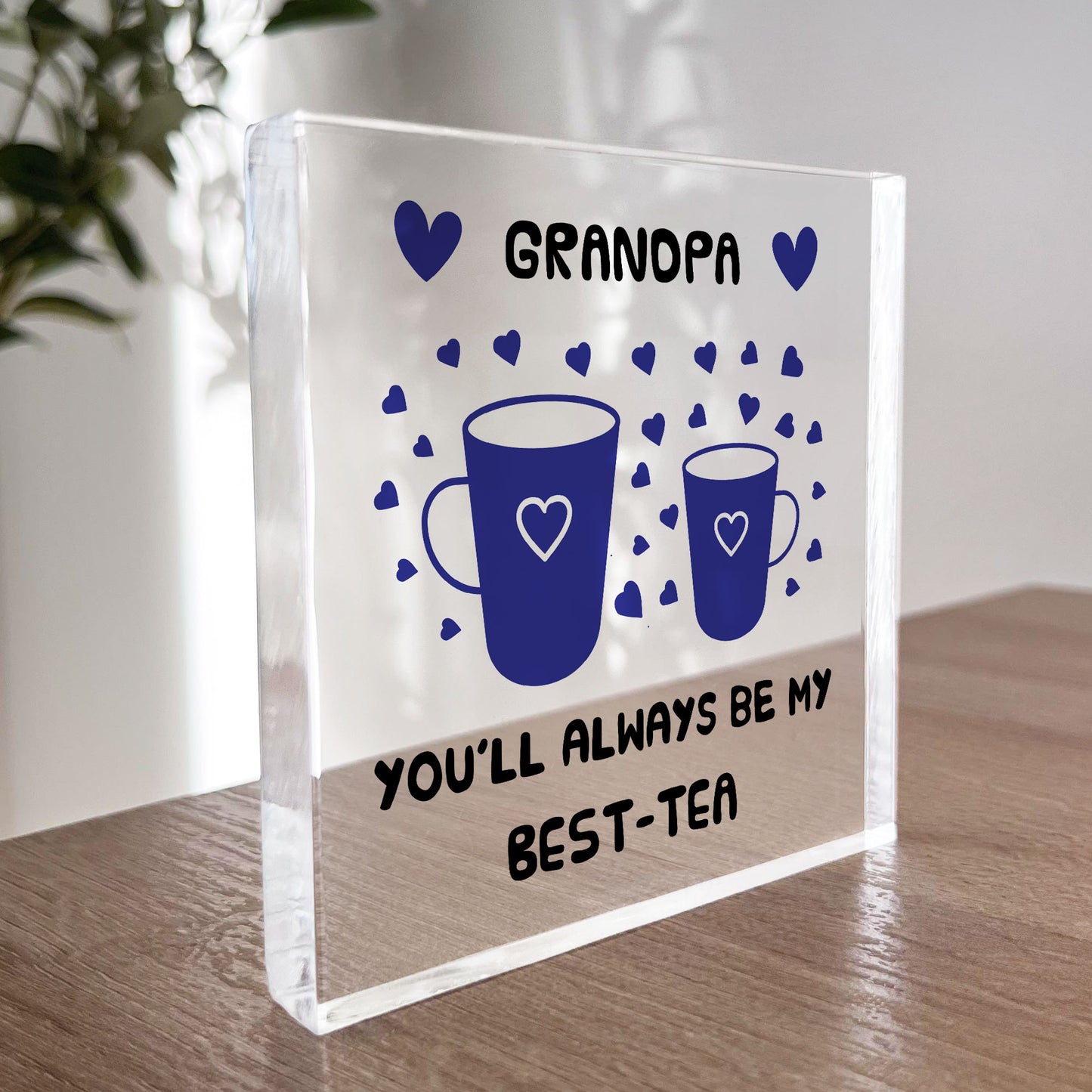 Grandpa Gifts From Grandchildren Acrylic Freestanding Block
