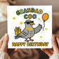 Funny Card For Grandad For Birthday GRANDAD COO Card